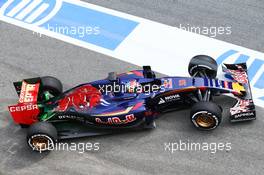 Max Verstappen (NLD) Scuderia Toro Rosso STR10. 27.02.2015. Formula One Testing, Day Two, Barcelona, Spain.