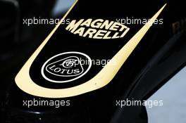 Lotus F1 E23 nosecone. 28.02.2015. Formula One Testing, Day Three, Barcelona, Spain.