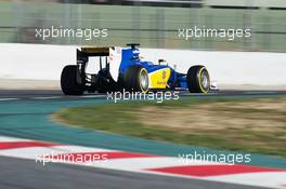 Marcus Ericsson (SWE) Sauber C34. 28.02.2015. Formula One Testing, Day Three, Barcelona, Spain.
