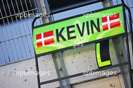 Pit board for Kevin Magnussen (DEN) McLaren Test and Reserve Driver. 28.02.2015. Formula One Testing, Day Three, Barcelona, Spain.