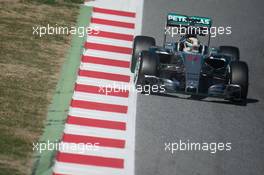 Lewis Hamilton (GBR) Mercedes AMG F1 W06. 28.02.2015. Formula One Testing, Day Three, Barcelona, Spain.