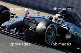 Lewis Hamilton (GBR) Mercedes AMG F1 W06. 28.02.2015. Formula One Testing, Day Three, Barcelona, Spain.