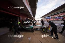 Lewis Hamilton (GBR) Mercedes AMG F1 W06. 28.02.2015. Formula One Testing, Day Three, Barcelona, Spain.