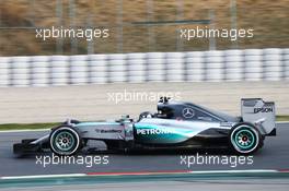 Nico Rosberg (GER) Mercedes AMG F1 W06. 01.03.2015. Formula One Testing, Day Four, Barcelona, Spain.