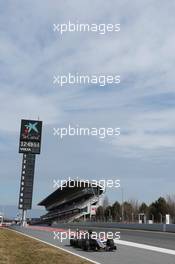 Sergio Perez (MEX) Sahara Force India F1 VJM08. 01.03.2015. Formula One Testing, Day Four, Barcelona, Spain.