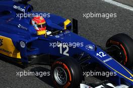 Felipe Nasr (BRA) Sauber C34. 01.03.2015. Formula One Testing, Day Four, Barcelona, Spain.