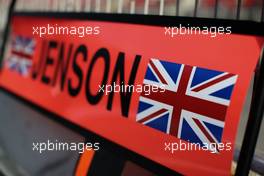 Pit board for Jenson Button (GBR) McLaren. 01.03.2015. Formula One Testing, Day Four, Barcelona, Spain.
