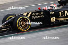 Pastor Maldonado (VEN) Lotus F1 E23. 01.03.2015. Formula One Testing, Day Four, Barcelona, Spain.