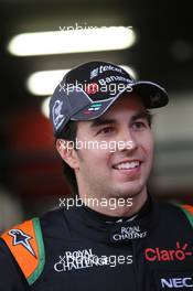 Sergio Perez (MEX) Sahara Force India F1. 01.03.2015. Formula One Testing, Day Four, Barcelona, Spain.