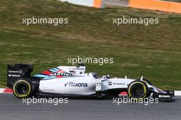 Valtteri Bottas (FIN) Williams FW37. 01.03.2015. Formula One Testing, Day Four, Barcelona, Spain.