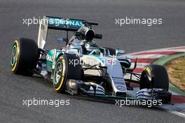 Nico Rosberg (GER), Mercedes AMG F1 Team  01.03.2015. Formula One Testing, Day Four, Barcelona, Spain.