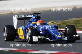 Felipe Nasr (BRA) Sauber C34. 01.03.2015. Formula One Testing, Day Four, Barcelona, Spain.