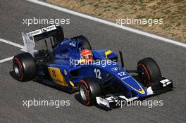 Felipe Nasr (BRA) Sauber C34. 01.03.2015. Formula One Testing, Day Four, Barcelona, Spain.