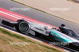 Lewis Hamilton (GBR) Mercedes AMG F1 W06. 26.02.2015. Formula One Testing, Day One, Barcelona, Spain.