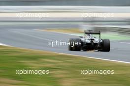 Daniil Kvyat (RUS) Red Bull Racing RB11 sends sparks flying. 26.02.2015. Formula One Testing, Day One, Barcelona, Spain.