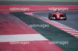 Kimi Raikkonen (FIN) Ferrari SF15-T. 26.02.2015. Formula One Testing, Day One, Barcelona, Spain.