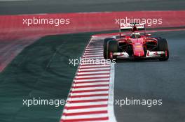 Kimi Raikkonen (FIN) Ferrari SF15-T. 26.02.2015. Formula One Testing, Day One, Barcelona, Spain.