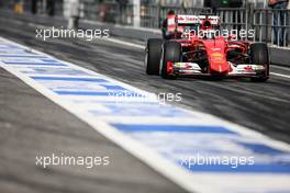 Kimi Raikkonen (FIN) Ferrari SF15-T. 26.02.2015. Formula One Testing, Day One, Barcelona, Spain.