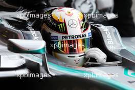 Lewis Hamilton (GBR) Mercedes AMG F1 W06. 26.02.2015. Formula One Testing, Day One, Barcelona, Spain.