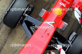 Ferrari SF15-T front suspension detail. 26.02.2015. Formula One Testing, Day One, Barcelona, Spain.