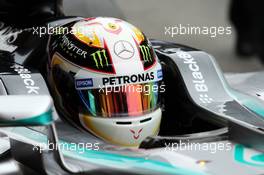 Lewis Hamilton (GBR) Mercedes AMG F1 W06. 26.02.2015. Formula One Testing, Day One, Barcelona, Spain.