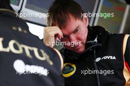 Alan Permane (GBR) Lotus F1 Team Trackside Operations Director. 26.02.2015. Formula One Testing, Day One, Barcelona, Spain.