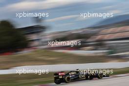 Romain Grosjean (FRA) Lotus F1 E23. 26.02.2015. Formula One Testing, Day One, Barcelona, Spain.