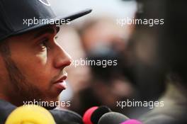 Lewis Hamilton (GBR) Mercedes AMG F1. 26.02.2015. Formula One Testing, Day One, Barcelona, Spain.