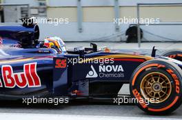 Carlos Sainz Jr (ESP) Scuderia Toro Rosso STR10. 26.02.2015. Formula One Testing, Day One, Barcelona, Spain.