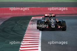 Romain Grosjean (FRA) Lotus F1 E23. 26.02.2015. Formula One Testing, Day One, Barcelona, Spain.