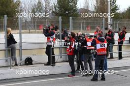 Carmen Jorda (ESP) Lotus F1 Team Development Driver. 26.02.2015. Formula One Testing, Day One, Barcelona, Spain.