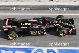 Romain Grosjean (FRA) Lotus F1 E23. 26.02.2015. Formula One Testing, Day One, Barcelona, Spain.