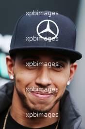 Lewis Hamilton (GBR) Mercedes AMG F1. 26.02.2015. Formula One Testing, Day One, Barcelona, Spain.
