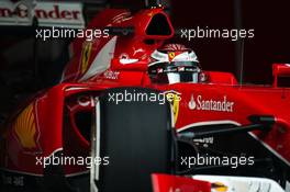 Kimi Raikkonen (FIN) Ferrari SF15-T. 26.02.2015. Formula One Testing, Day One, Barcelona, Spain.