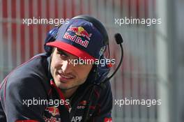 Carlos Sainz Jr (ESP) Scuderia Toro Rosso. 12.05.2015. Formula 1 Testing, Day One, Barcelona, Spain, Tuesday.