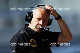 Mark Slade (GBR) Lotus F1 Team Race Engineer. 12.05.2015. Formula 1 Testing, Day One, Barcelona, Spain, Tuesday.