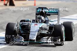 Nico Rosberg (GER) Mercedes AMG F1 W06. 12.05.2015. Formula 1 Testing, Day One, Barcelona, Spain, Tuesday.