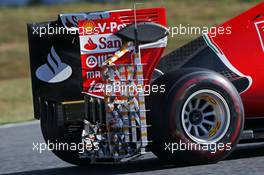 Raffaele Marciello (ITA) Ferrari SF15-T Test Driver running sensor equipment. 12.05.2015. Formula 1 Testing, Day One, Barcelona, Spain, Tuesday.