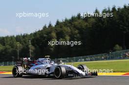 Valtteri Bottas (FIN) Williams FW37. 21.08.2015. Formula 1 World Championship, Rd 11, Belgian Grand Prix, Spa Francorchamps, Belgium, Practice Day.