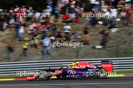 Daniil Kvyat (RUS) Red Bull Racing RB11. 21.08.2015. Formula 1 World Championship, Rd 11, Belgian Grand Prix, Spa Francorchamps, Belgium, Practice Day.