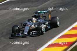 Lewis Hamilton (GBR) Mercedes AMG F1 W06. 21.08.2015. Formula 1 World Championship, Rd 11, Belgian Grand Prix, Spa Francorchamps, Belgium, Practice Day.
