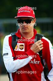 Kimi Raikkonen (FIN) Ferrari. 21.08.2015. Formula 1 World Championship, Rd 11, Belgian Grand Prix, Spa Francorchamps, Belgium, Practice Day.