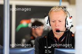 Andrew Green (GBR) Sahara Force India F1 Team Technical Director. 21.08.2015. Formula 1 World Championship, Rd 11, Belgian Grand Prix, Spa Francorchamps, Belgium, Practice Day.