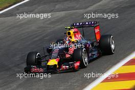 Daniil Kvyat (RUS) Red Bull Racing RB11. 21.08.2015. Formula 1 World Championship, Rd 11, Belgian Grand Prix, Spa Francorchamps, Belgium, Practice Day.