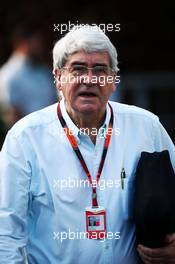 Mike Doodson (GBR) Journalist. 21.08.2015. Formula 1 World Championship, Rd 11, Belgian Grand Prix, Spa Francorchamps, Belgium, Practice Day.