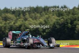 Nico Rosberg (GER) Mercedes AMG F1 W06. 21.08.2015. Formula 1 World Championship, Rd 11, Belgian Grand Prix, Spa Francorchamps, Belgium, Practice Day.