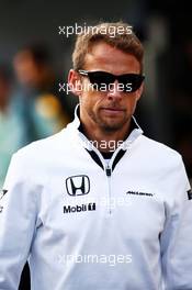 Jenson Button (GBR) McLaren. 21.08.2015. Formula 1 World Championship, Rd 11, Belgian Grand Prix, Spa Francorchamps, Belgium, Practice Day.