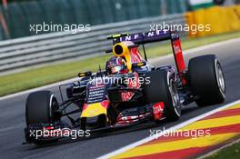 Daniil Kvyat (RUS) Red Bull Racing RB11. 21.08.2015. Formula 1 World Championship, Rd 11, Belgian Grand Prix, Spa Francorchamps, Belgium, Practice Day.