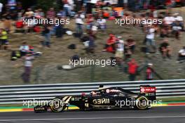 Romain Grosjean (FRA) Lotus F1 E23. 21.08.2015. Formula 1 World Championship, Rd 11, Belgian Grand Prix, Spa Francorchamps, Belgium, Practice Day.