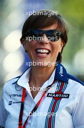Claire Williams (GBR) Williams Deputy Team Principal. 21.08.2015. Formula 1 World Championship, Rd 11, Belgian Grand Prix, Spa Francorchamps, Belgium, Practice Day.